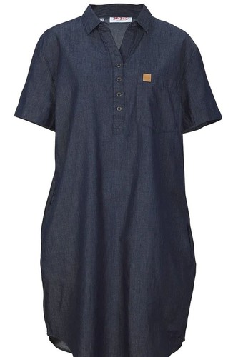Damen jeans kleid - damen, dunkel
