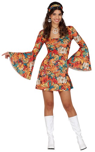 Jahre blumiges hippie - 60,