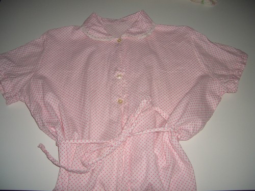 Kleid weiß pink original - kleid,