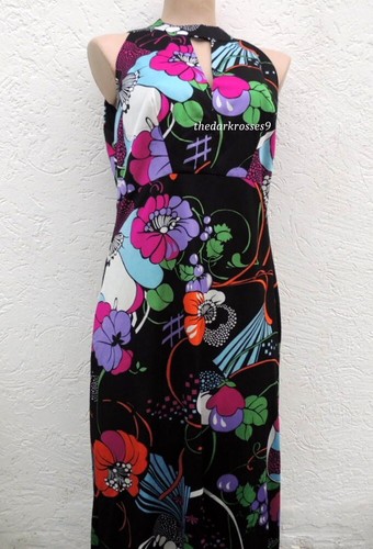 Maxikleid true vintage arnel - vintage,