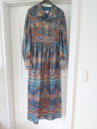 60er 70er jahre vintage kleid - 70er,