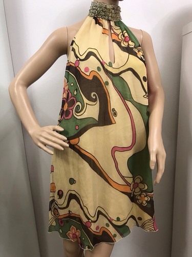 Single seidenkleid halterneck - seidenkleid,