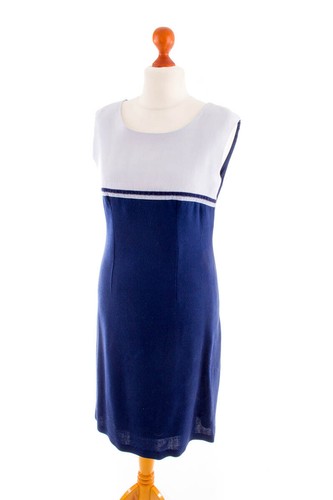 Sale vintage etuikleid blau - %sale%,