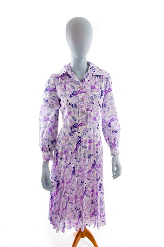 Sale vintage 70er kleid - kleid, lila